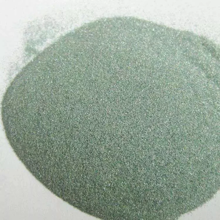 Polishing Abrasive 90%/95% Sic Content Green Sic 800/1200/1500 Mesh Silicon Carbide Powder for Bonded/Coated Abrasives