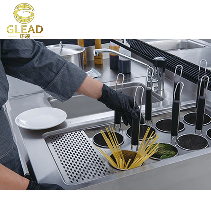 Commercial Chinese Noodle Cooker Machine Ramen Noodle Cooker Electric Pasta Cooker Automatic