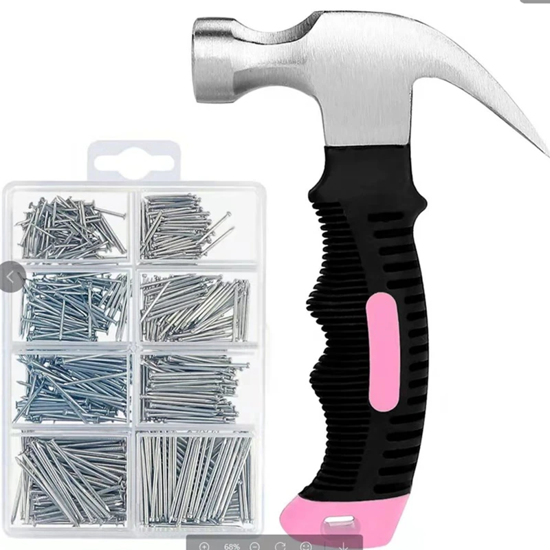 Hot selling  Multifunctional Multi Tool Safety claw Hammer Steel Handle Outdoor Nail Hammer