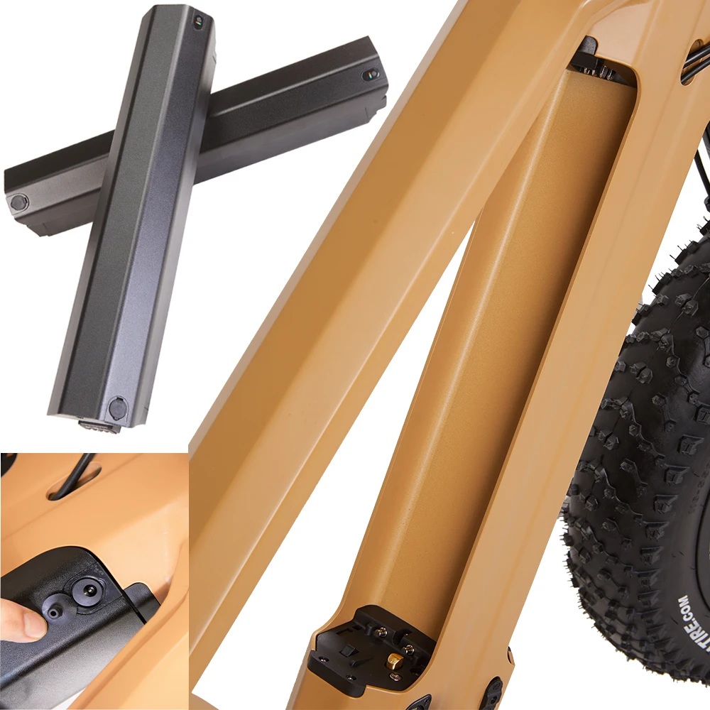 MD750 Warthog ebike double 2 batteries electric fat bike with 8fun motor M620 ebike direct factory