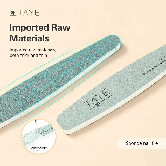 Custom Professional Printed Logo Mini Double Side Nail File 100/180