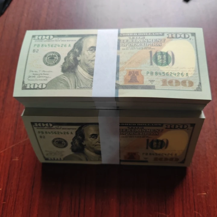 Nicro высококачественные банкноты в 100 доллары США реквизит для денег евро вечеринки рождественские и Пасхальные товары бумажный