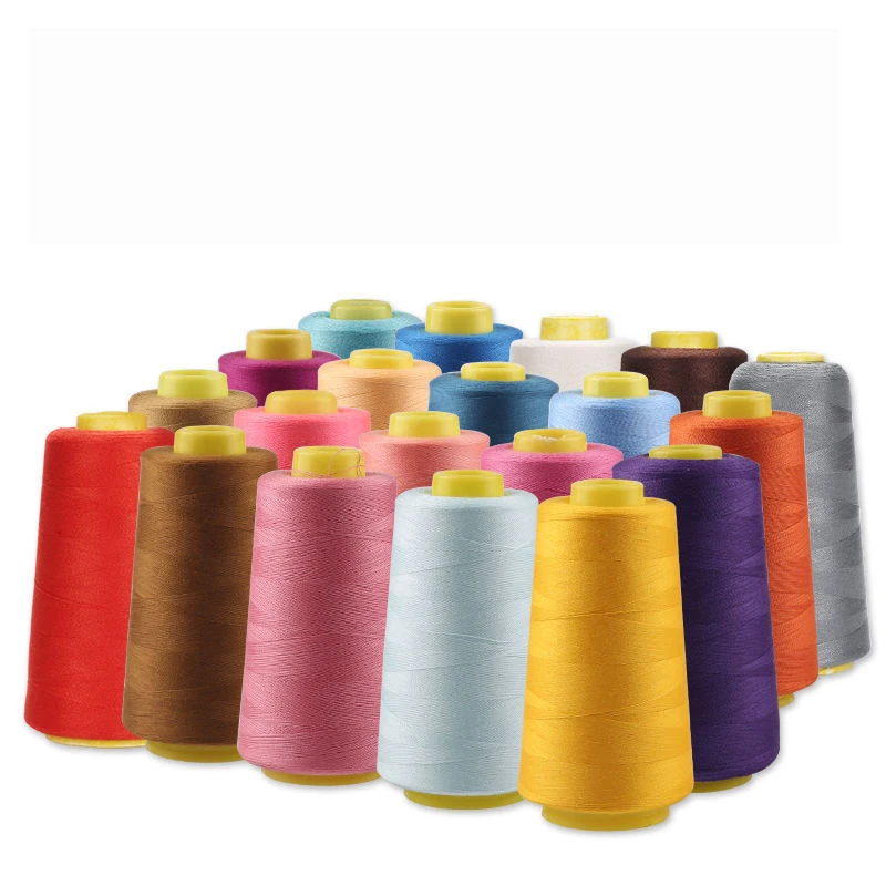 TFO Polyester Sewing Thread Colorful polyester yarn dyed no knots 40S/2 3000y cheap sewing thread for sewing
