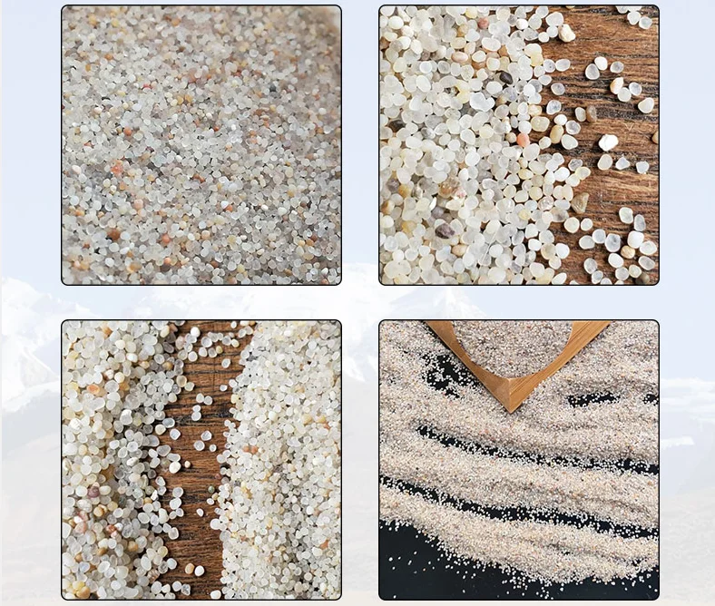 30-40 mesh Round sand beach sand river sand for steam room