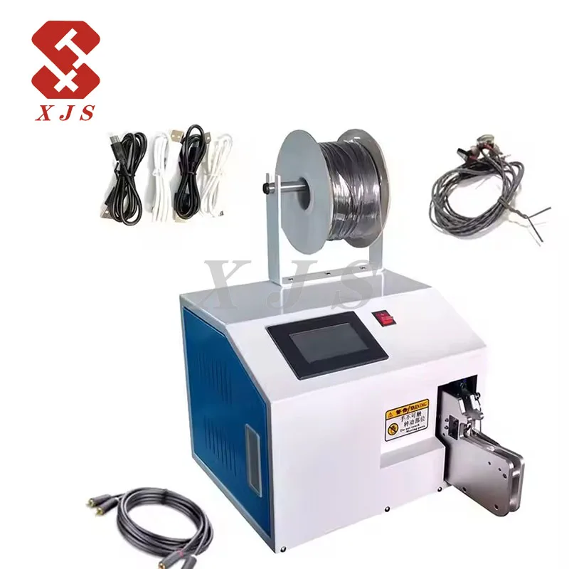 Automatic Wire Winding Stringing Machine Banding Bundling Tying Electrical Copper Wire Cable Coiling Machine Price