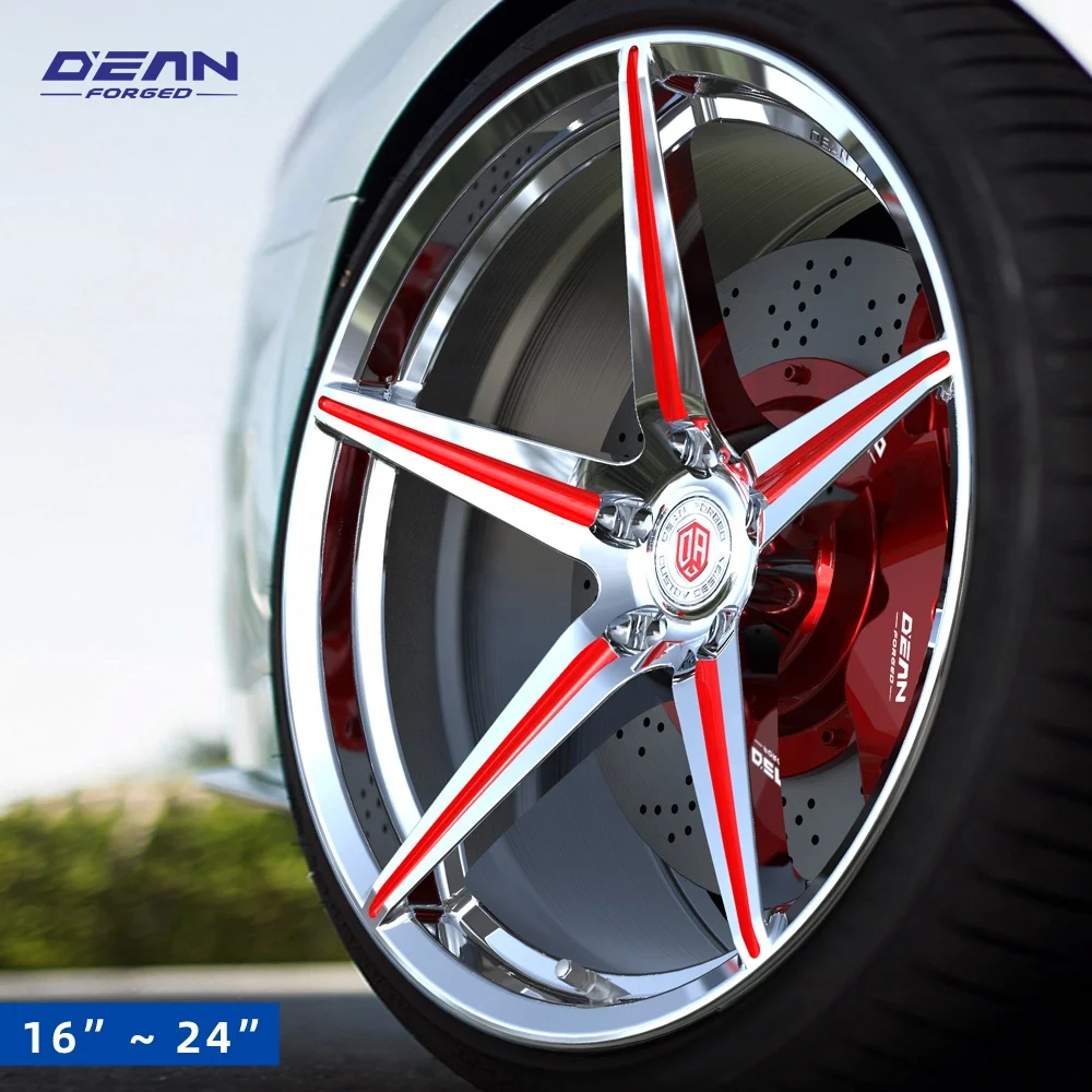 DEAN-DB003  forged Custom wheels 6061-T6 Lightweight 16 to 24  inch rims aluminum alloy wheel cars modification  5x114.3 Mustang