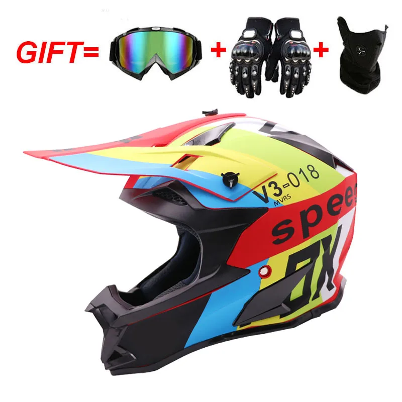 DOT approved custom Fashion ABS material Full Face Off Road Downhill motorcycle motocross