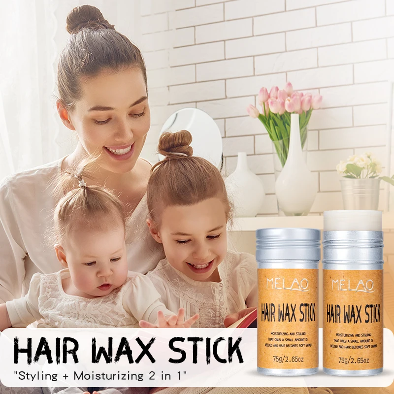 Private Label Hair Wax For Dreadlocks Non-greasy Styling Pomades & Waxes Strong Hold Clay Hair Men Wave Control Hair Wax Stick