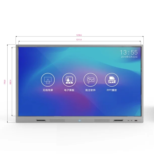 
wall mount 55 inch interactive flat panel digital whiteboard touch screen monitor 