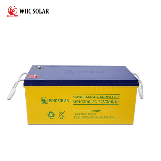 WHC200-12 WHC солнечной бесплатное техническое обслуживание 12V 200AH гелевая солнечная