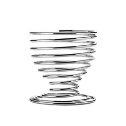 Boiled Eggs Holder Hot Products Stainless Steel Spring Wire Tray Egg Cup Kitchen Accessories