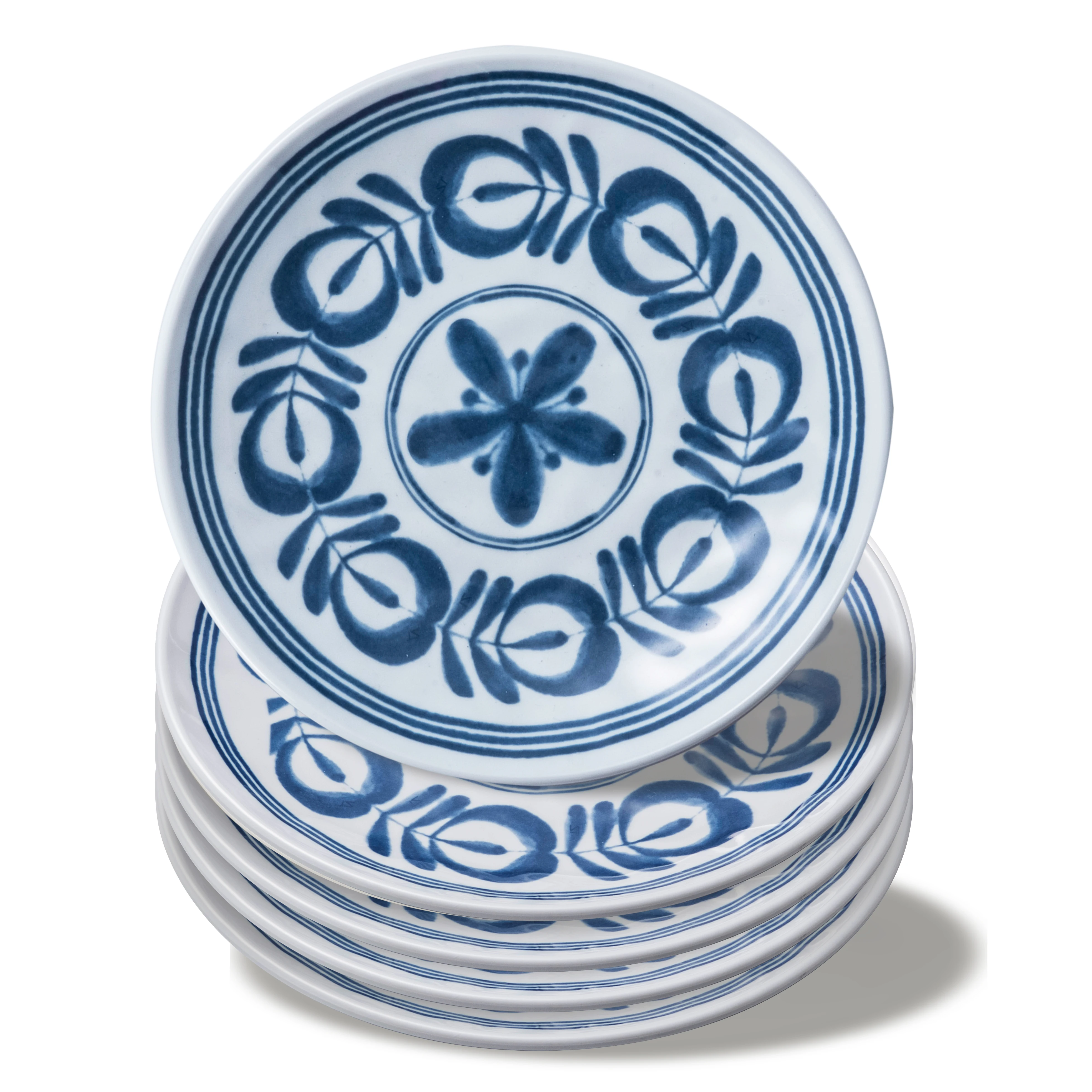 Wholesale Custom Logo round charger serving dish melamine dinner plates for restaurants