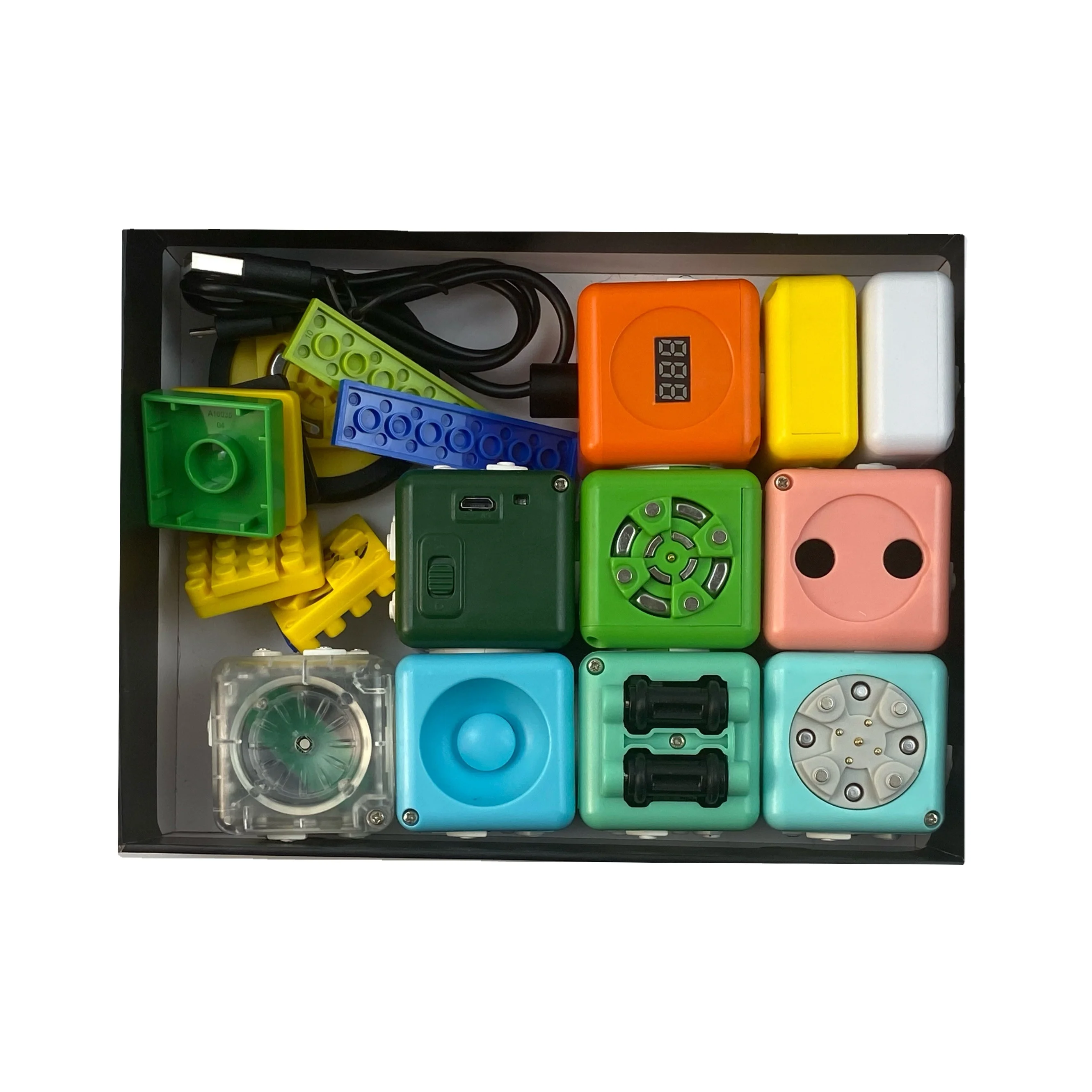 Stem Educational Games 10 pcs Set Intellective Programmable Magnetic Toys Robots blocks