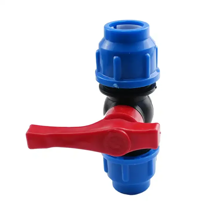 20mm 25mm 32mm 40mm 50mm 63mm Plastic Valve for Irrigation Pipe Fittings Hose Fitting Connectors