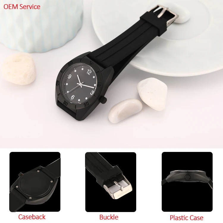 BOMAXE Custom High Quality Hip Hop Black Advance Quartz Wrist Watch From China Famous Supplier