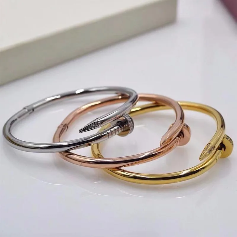 High quality 316L stainless steel plated 18K gold love screwdriver bracelet men and women luxury jewelry wholesale factory