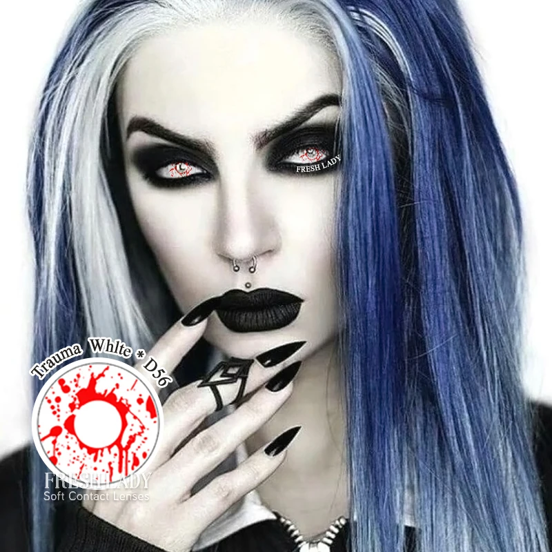 2019 freshlady color contact lens fancy eye contact lenses wholesale halloween soft contact lenses