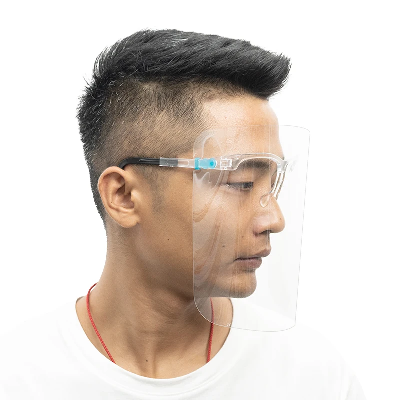 Wholesale Transparen Full Protective Faceshield Plastic Face