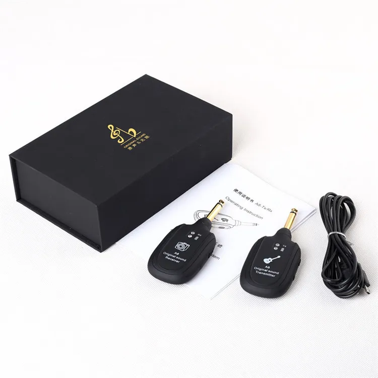 Factory wholesales high quality Original Sound A8 Wireless Transmitter and Receiver Acoustic Guitar Pickup