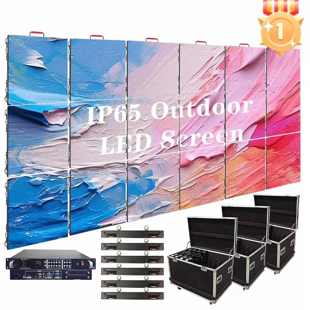 Easy Maintenance 4K 8K LED Screen Display OEM ODM IP65 Anti-corrosion P2 P2.5 P3 500*500mm LED Display Screen LED Video Wall