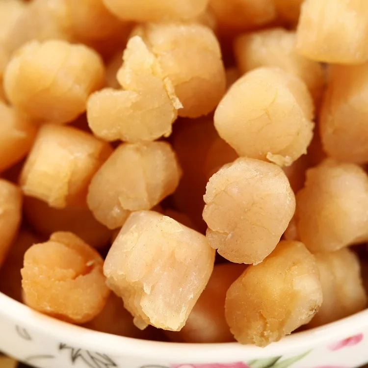 Wholesale 300-400 Pieces/500g Dried Scallop Sea Scallops Dry Dried Scallops From Gaishi