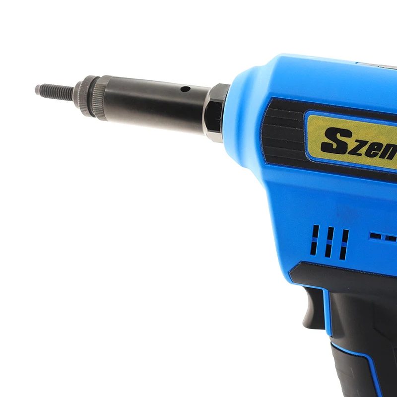 SZENT 410 20V Electric Cordless lithiumbattery  Large Pull Force M3 to M10 Automatic Rivet Nut Gun Tool