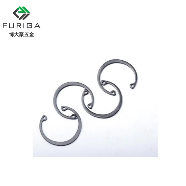 304 Stainless Steel C-Shaped Clamp Ring Elastic Outer Bearing Shaft Clamp Spring GB894 Retaining Ring Shaft Clamper Washers