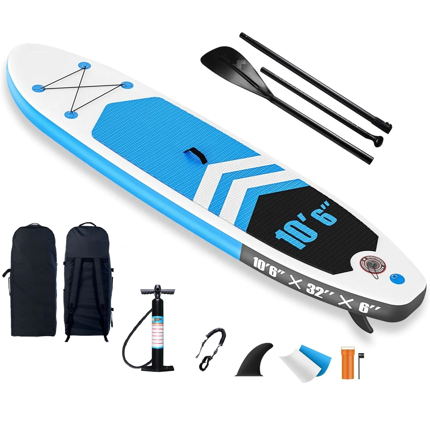 Inflatable SUP for All Skill Levels Everything Included with Stand Up Paddle Board, Adj Paddle,