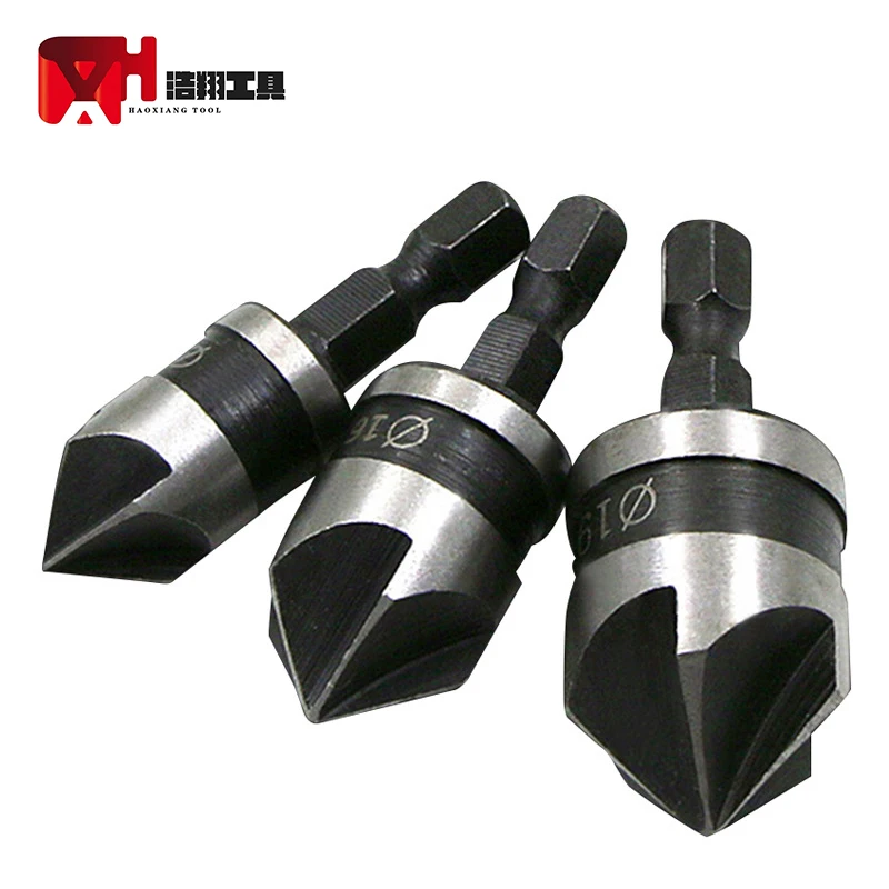 Hot Sale Wear-resistant High-carbon Steel 5 Blades Carpenter Chamfer Tool Set