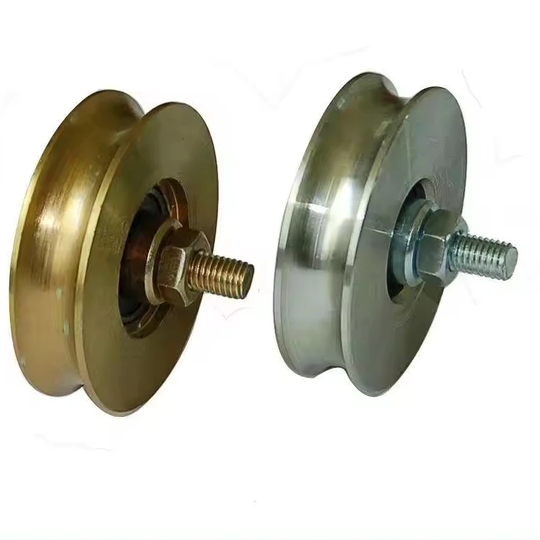Rolling Gate Wheel With Bolt Single Bearing U Groove