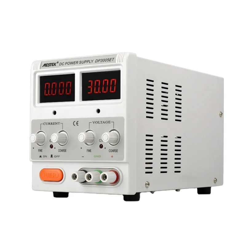 Digital Adjustable Laboratory DC Power Supply 4-digit Display 30V 5A Voltage Regulator For Phone Repair Mestek DP3005ET