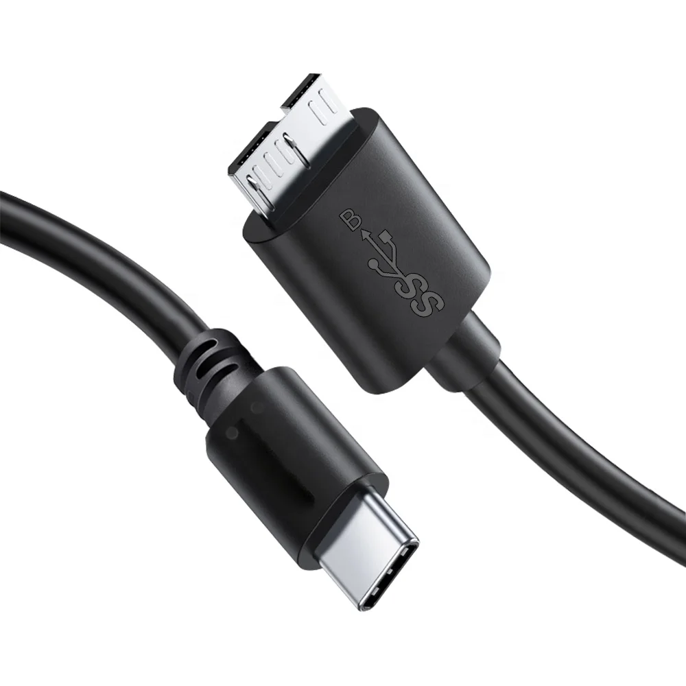 ISO Factory Micro 3.0 Type C Kabel Micro USB To C Type USB Hard Drive Quick Charge 5Gbps Data Transfer for Mobile HDD & Phone