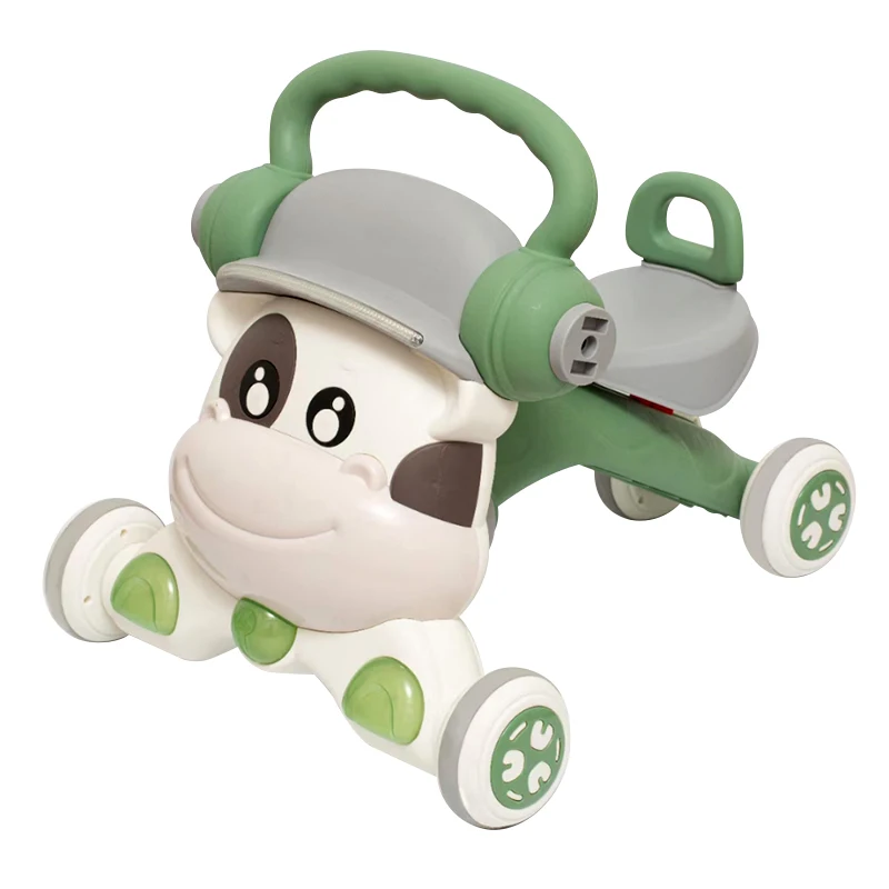 Purorigin Education 3 in 1 handheld baby walker toys twist car scooter multifunction baby walker with music and light