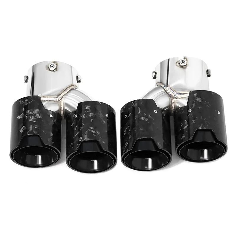 Выхлопные трубы SYPES для bMW G20 G21 G23 G42 M240i M340i M440i из натурального углеродного волокна четырехугольный выпускной наконечник высокопроизводительный глушитель OEM