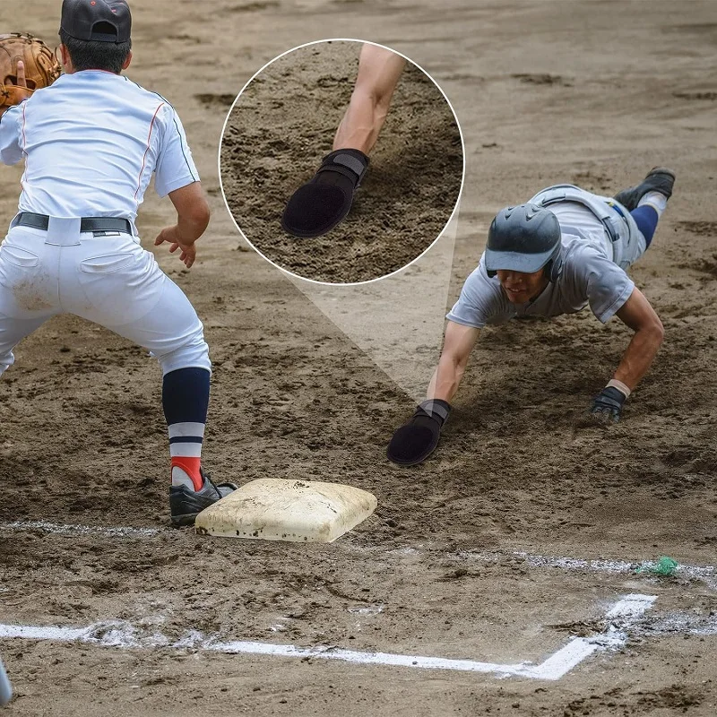 Base Runners Hand Protection Custom Design Logo Right and Left Hand Neoprene Youth and Adult Baseball Sliding Mitt