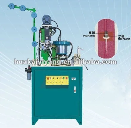HKT - 0617M Fully Auto metal zipper Box Pin fixing Machine