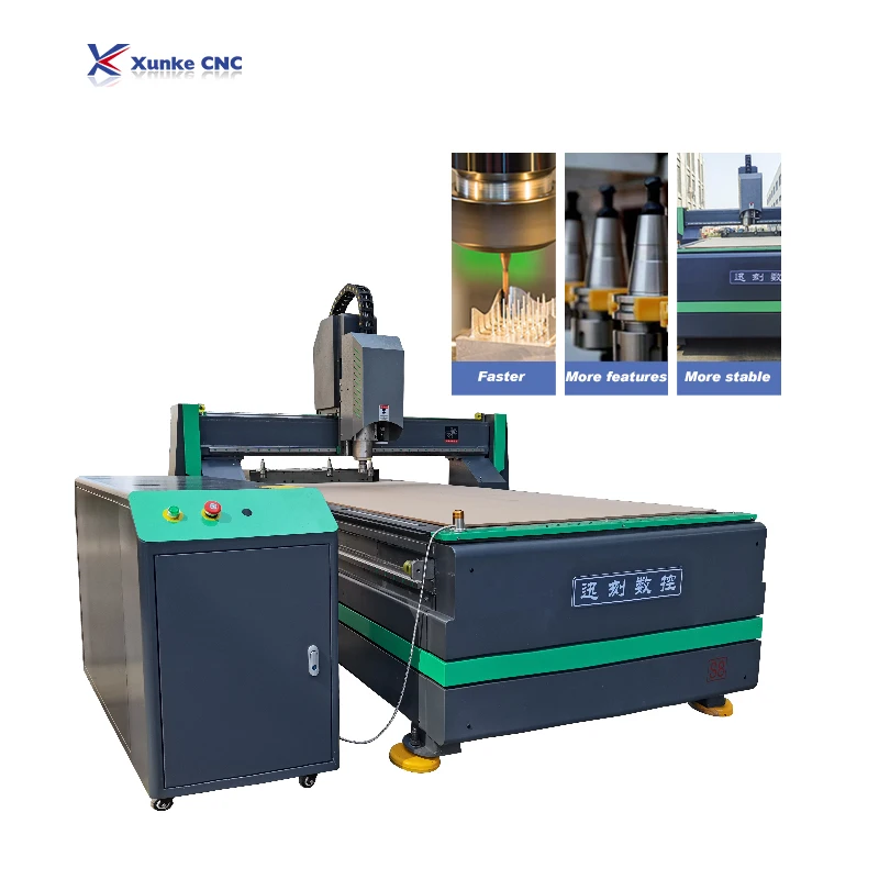 Xunke sustainable atc spindle kit 5.5kw atc spindle motor cnc router machine 1325 with atc