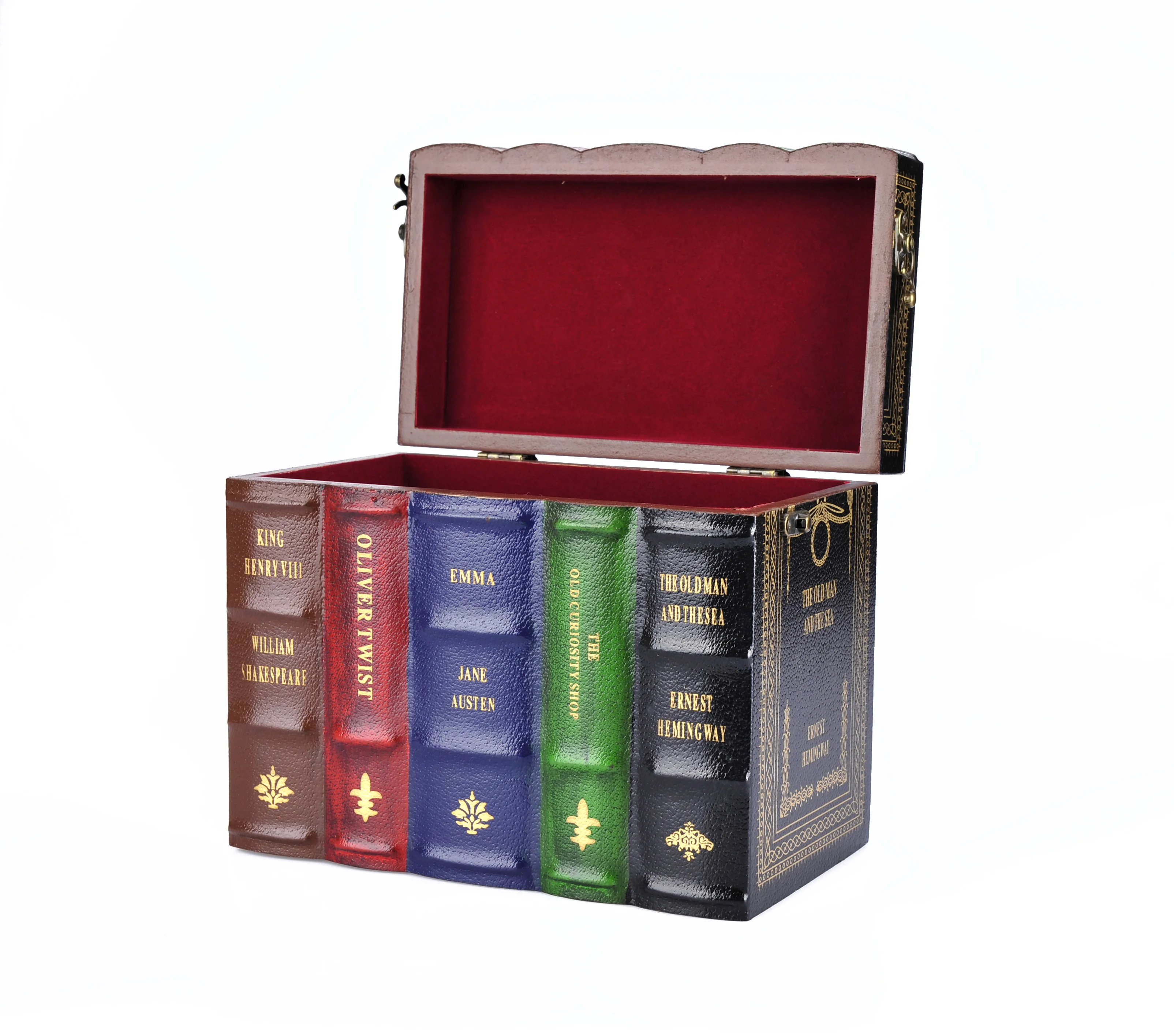 Home Wooden Funeral Book Decoration Urn Handle Funeral Accessories