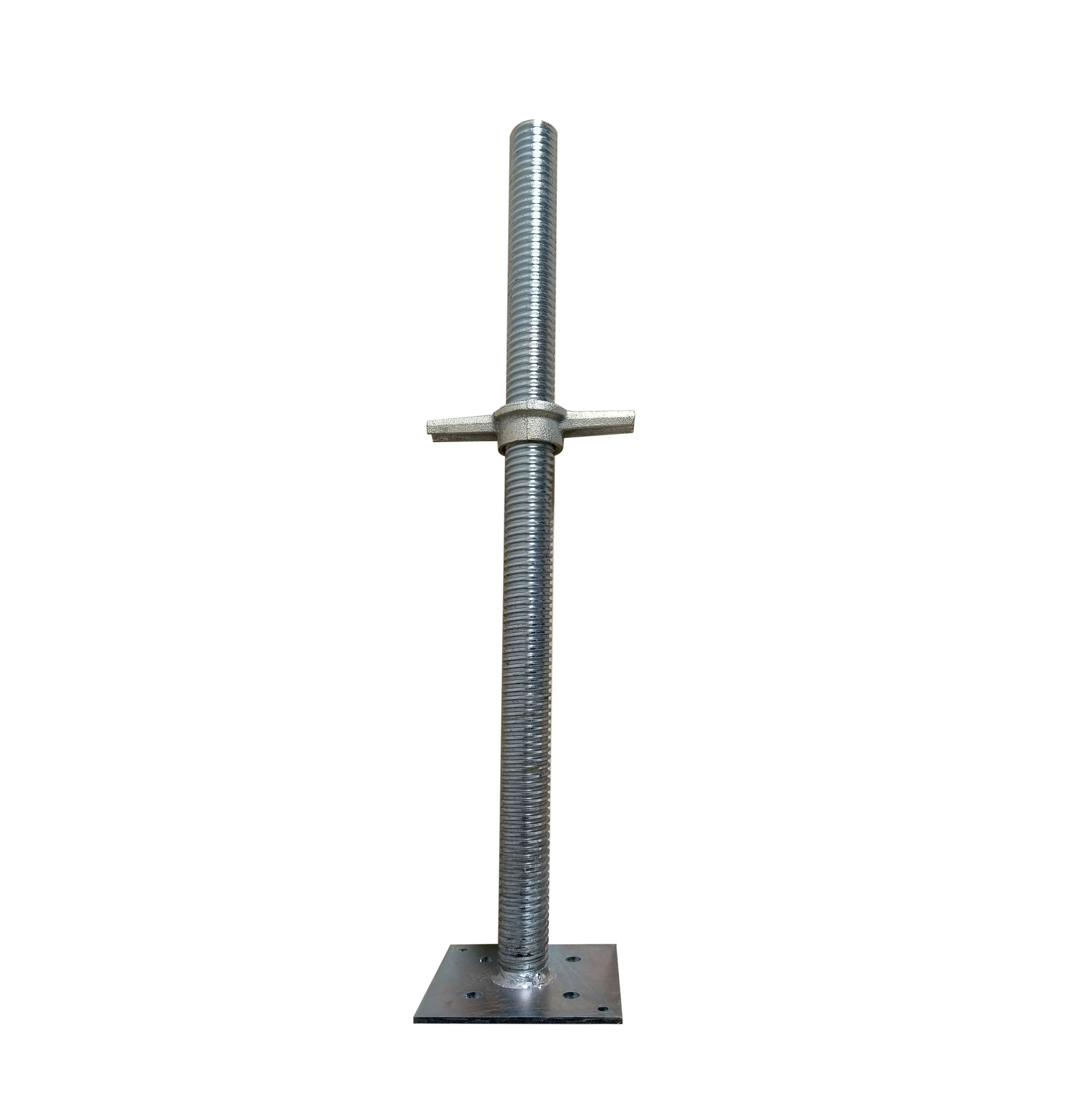 electro galvanized steel screw base jack shuttering jacks used for scaffolding