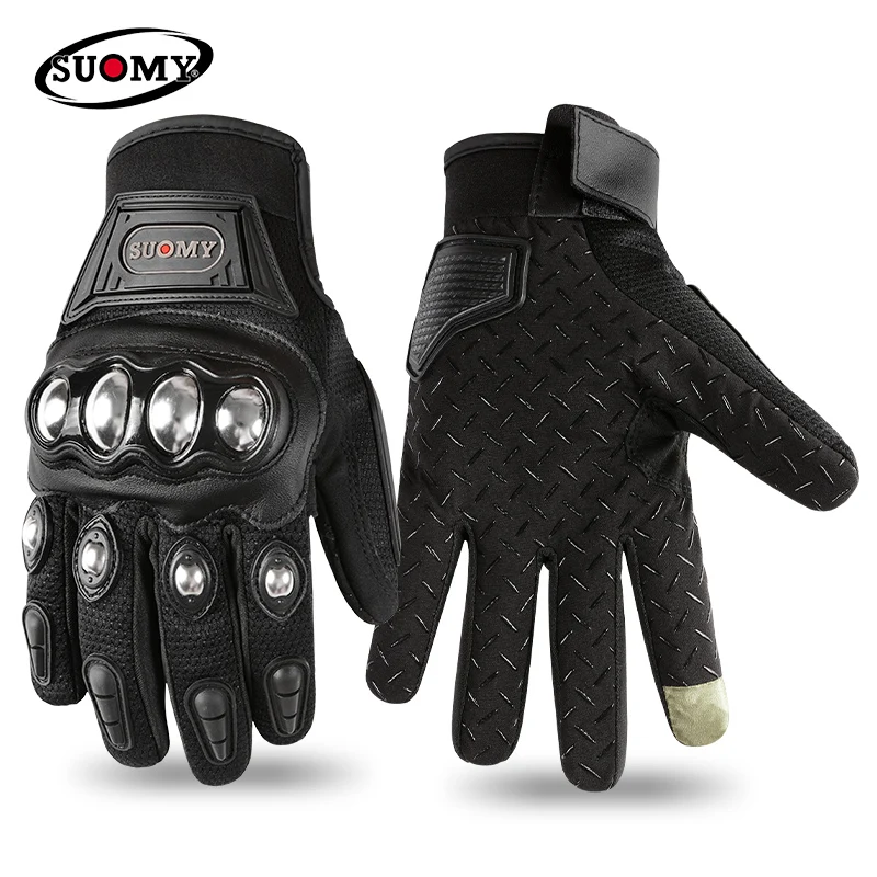 Hot Selling Durable Windproof Full Finger Protection Non-slip Motorcycle Riding Gloves for Men and Women High Quality Unisex