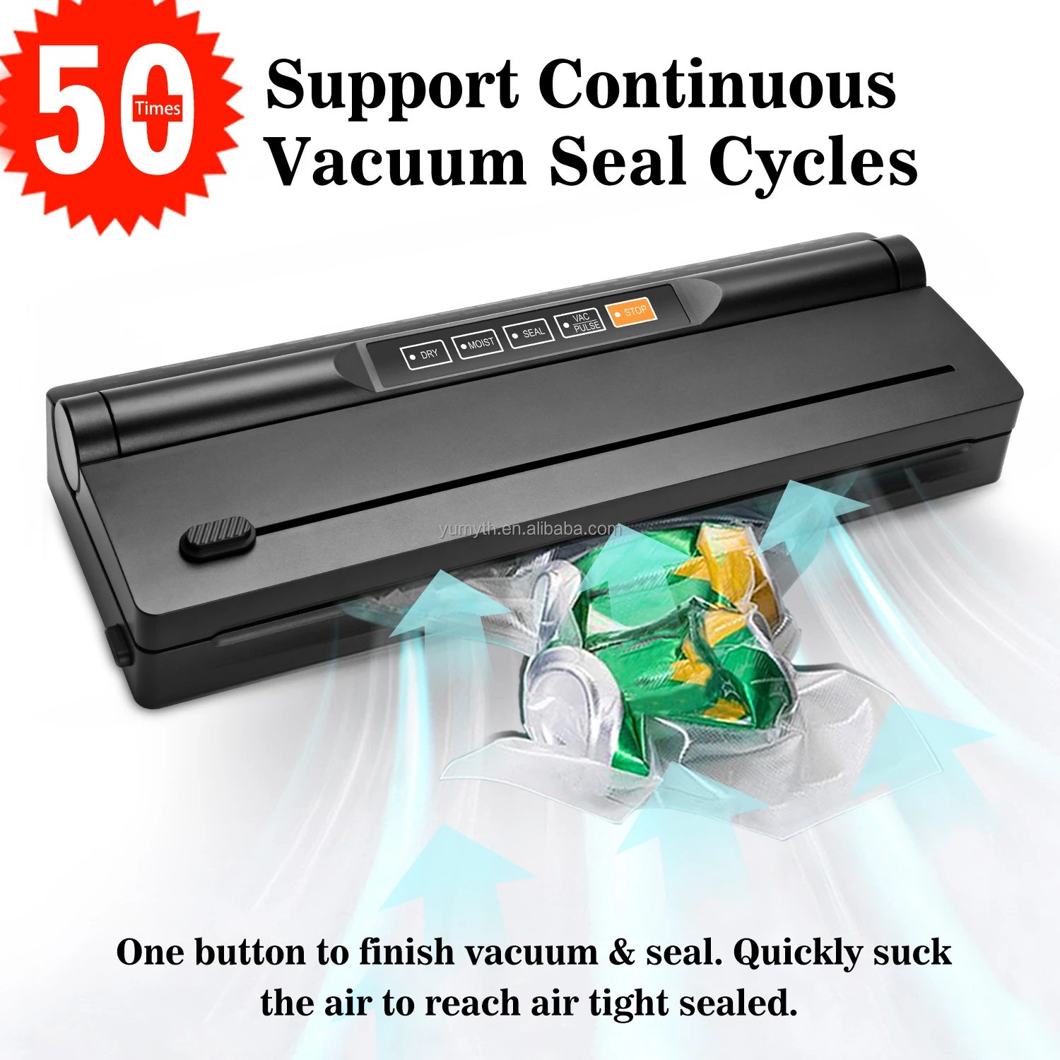 Strong 100ml Liquid Tray Food Free Bag Vacuum Sealer