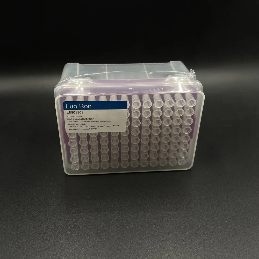 disposable all size sterile filters tip plastic  pipette tips with filter 10ul 20ul 50ul 100ul 200ul 300ul 500ul 1000ul 1250ul