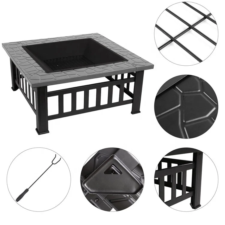 Set Gas Grill Outdoor Kitchens Camping Barbeque Spit Roaster Multi function Meat Barbecue Bbq Grills