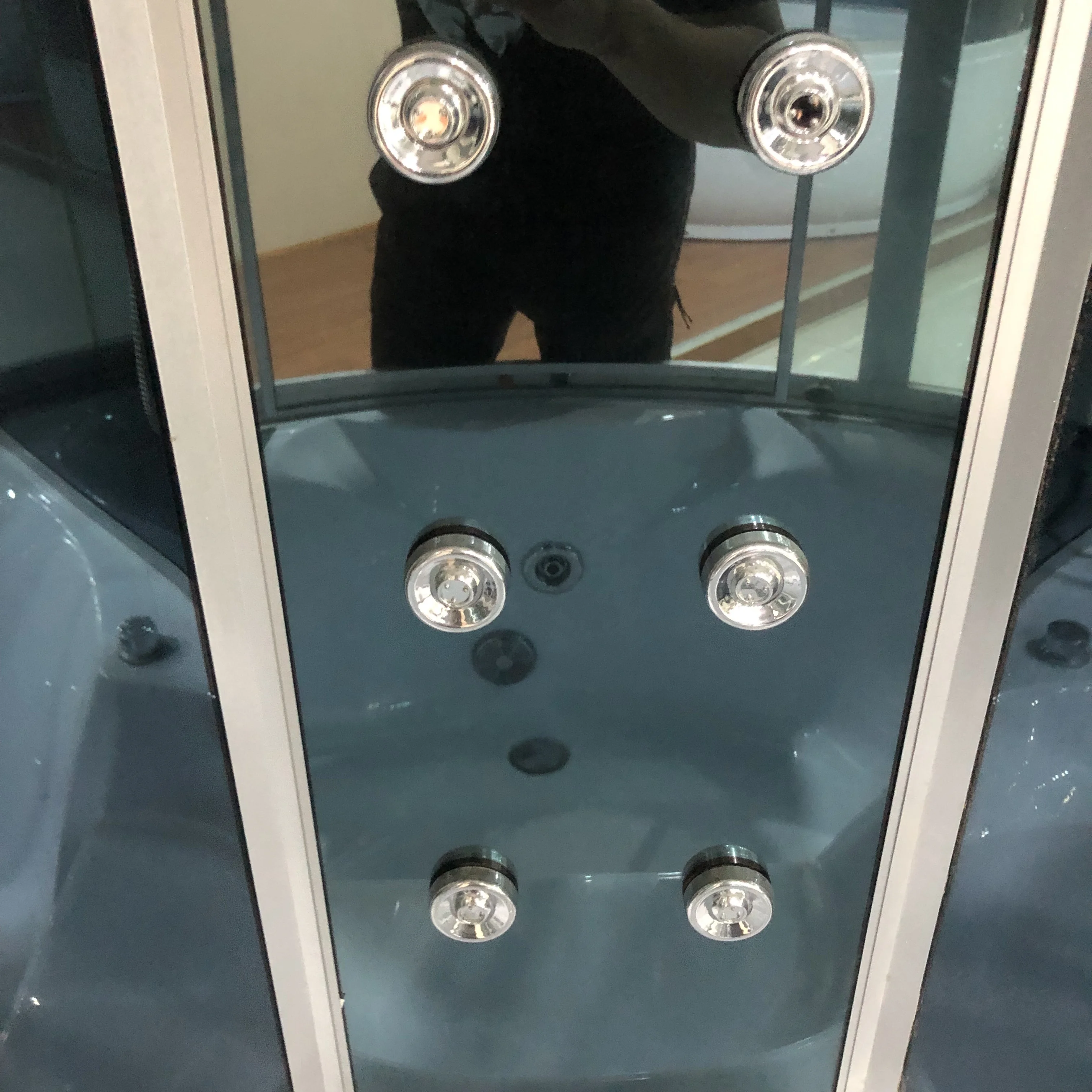 Luxury sexy corner install bathroom shower cabin room and tub combo with useful functions