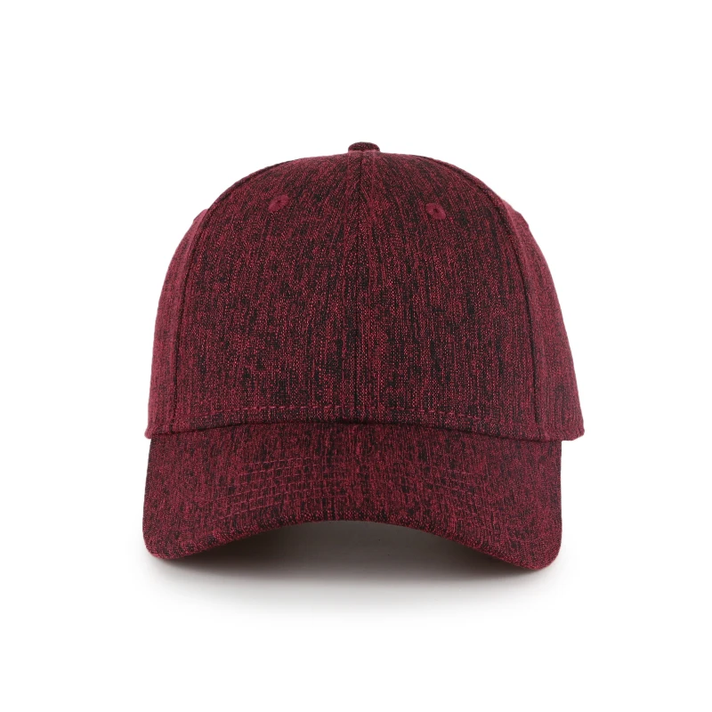 Fashion Custom Blank Plain Baseball Cap with Special Fabric Pattern