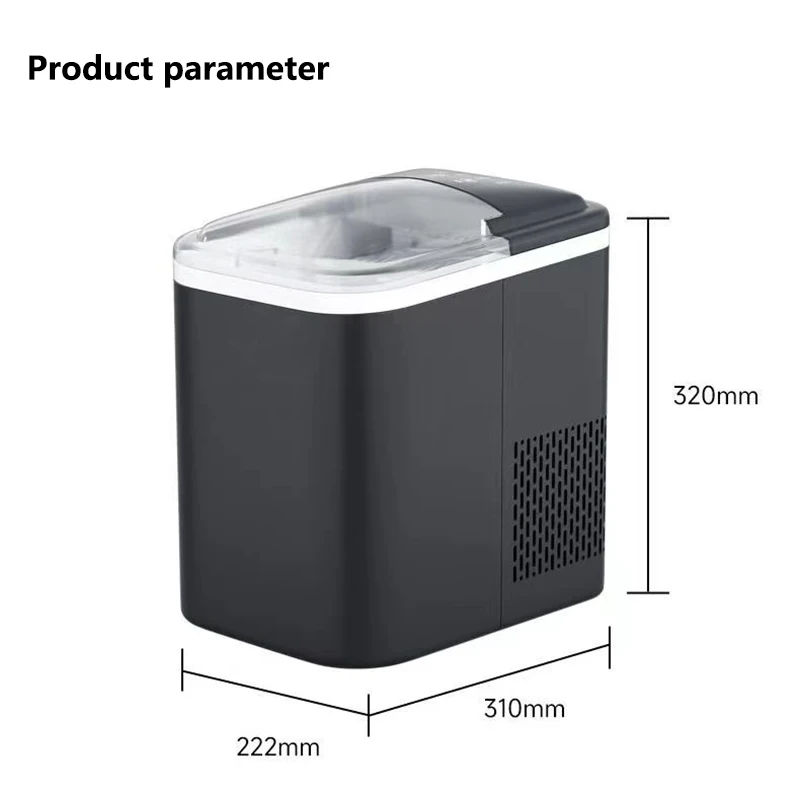 New design Professional Portable home ice Maker machine Household Cube Mini Portable ice Maker factory supplier directly
