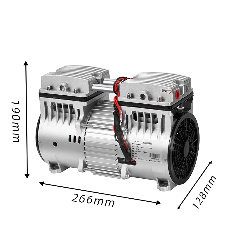 Factory oil free vacuum pump 350W small vacuum pump  for dental porcelain furnace