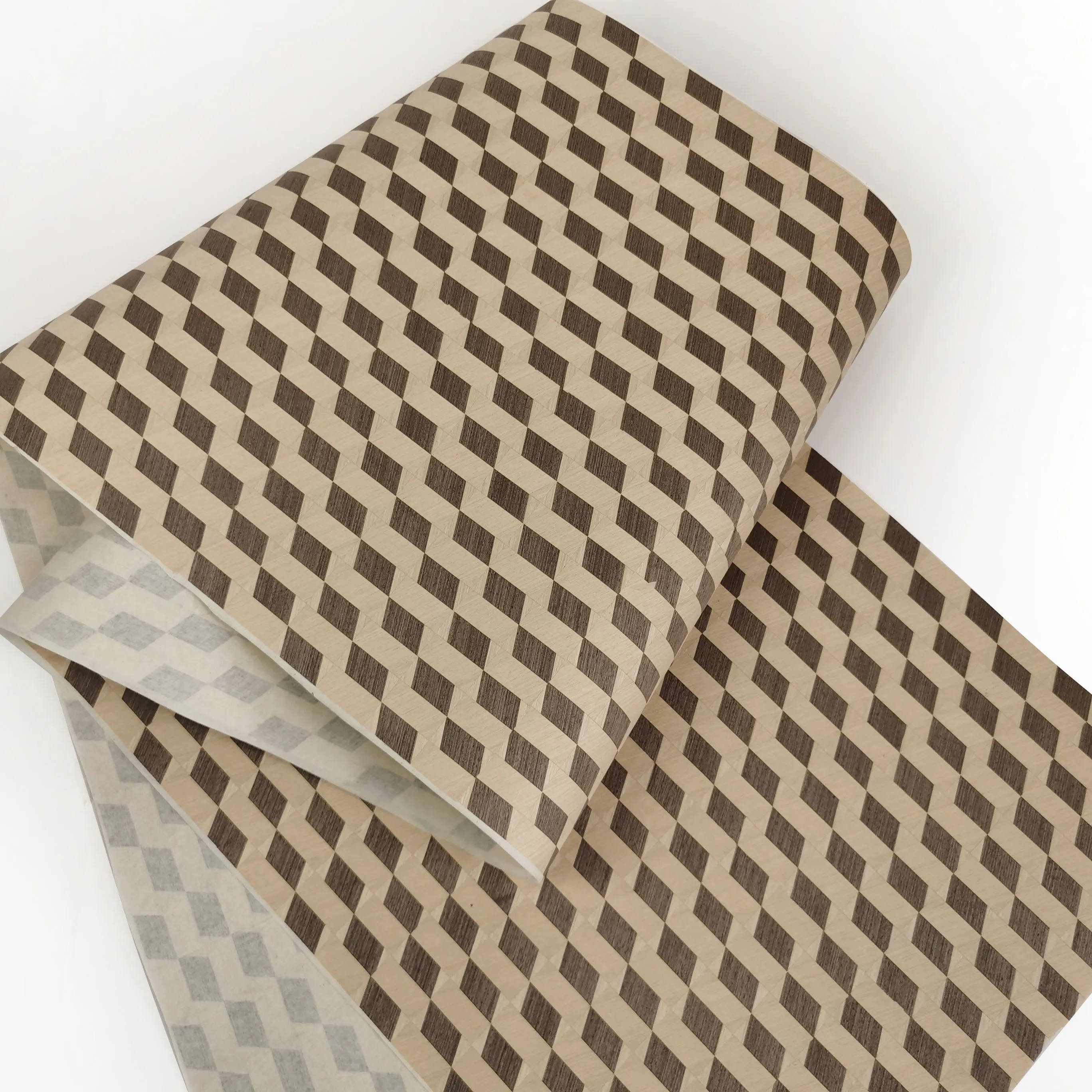 Vunir Splicing Wood Veneer Delicately Handcrafted Design For Factory Price