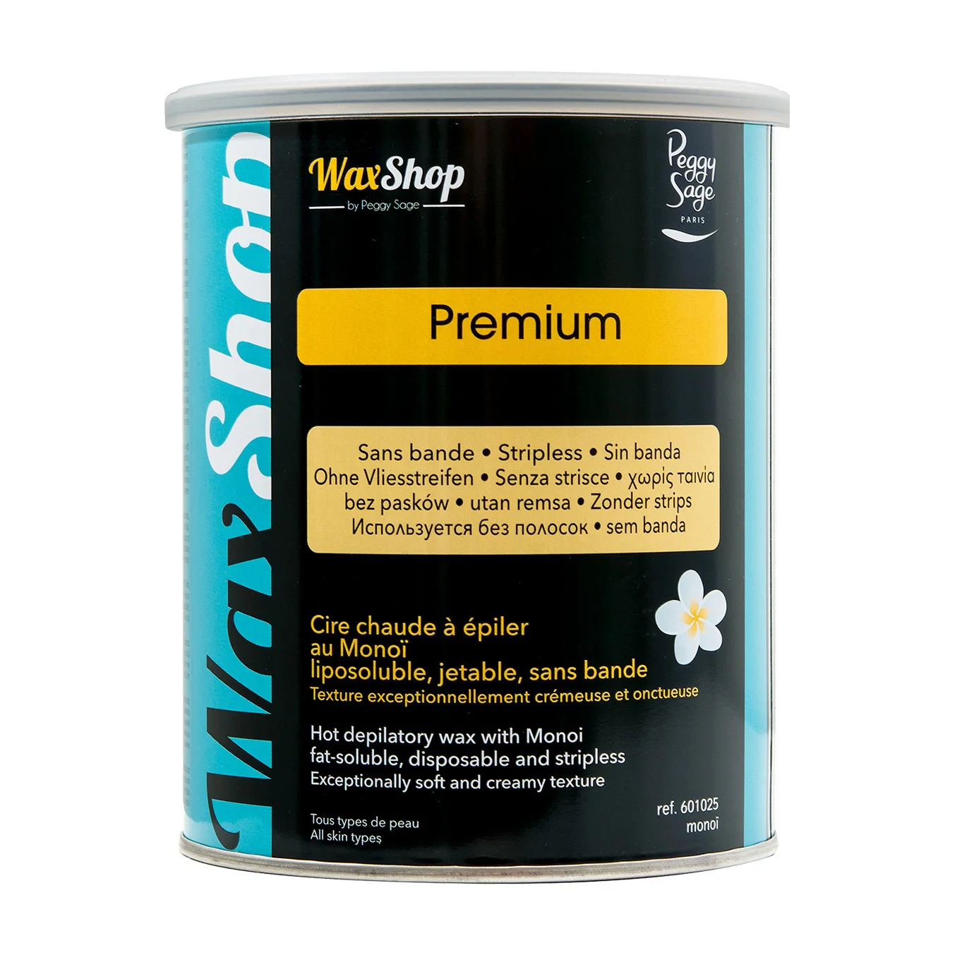 Hot depilatory wax with Monoi - disposable and stripless