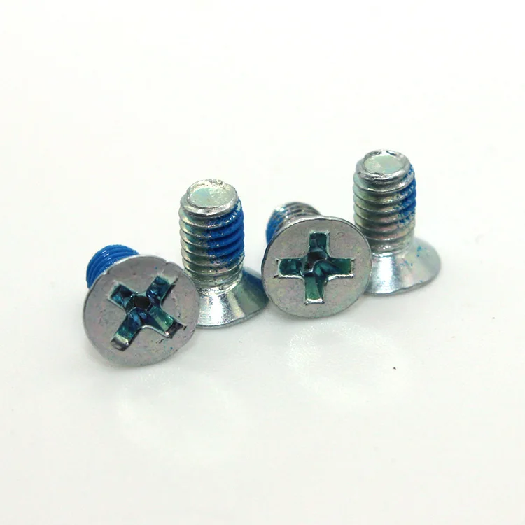 Factory Wholesale DIN965 zinc Plated dispensing machine Screw Cross recessed countersunk flat head Screw